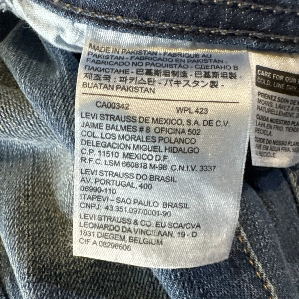 Levis 529 Curvy Bootcut Jeans Womens 10 30/32 Blue Light‎ Wash Stretch Y2K